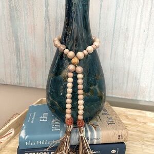 Hand Crafted Beaded Garland With tassels